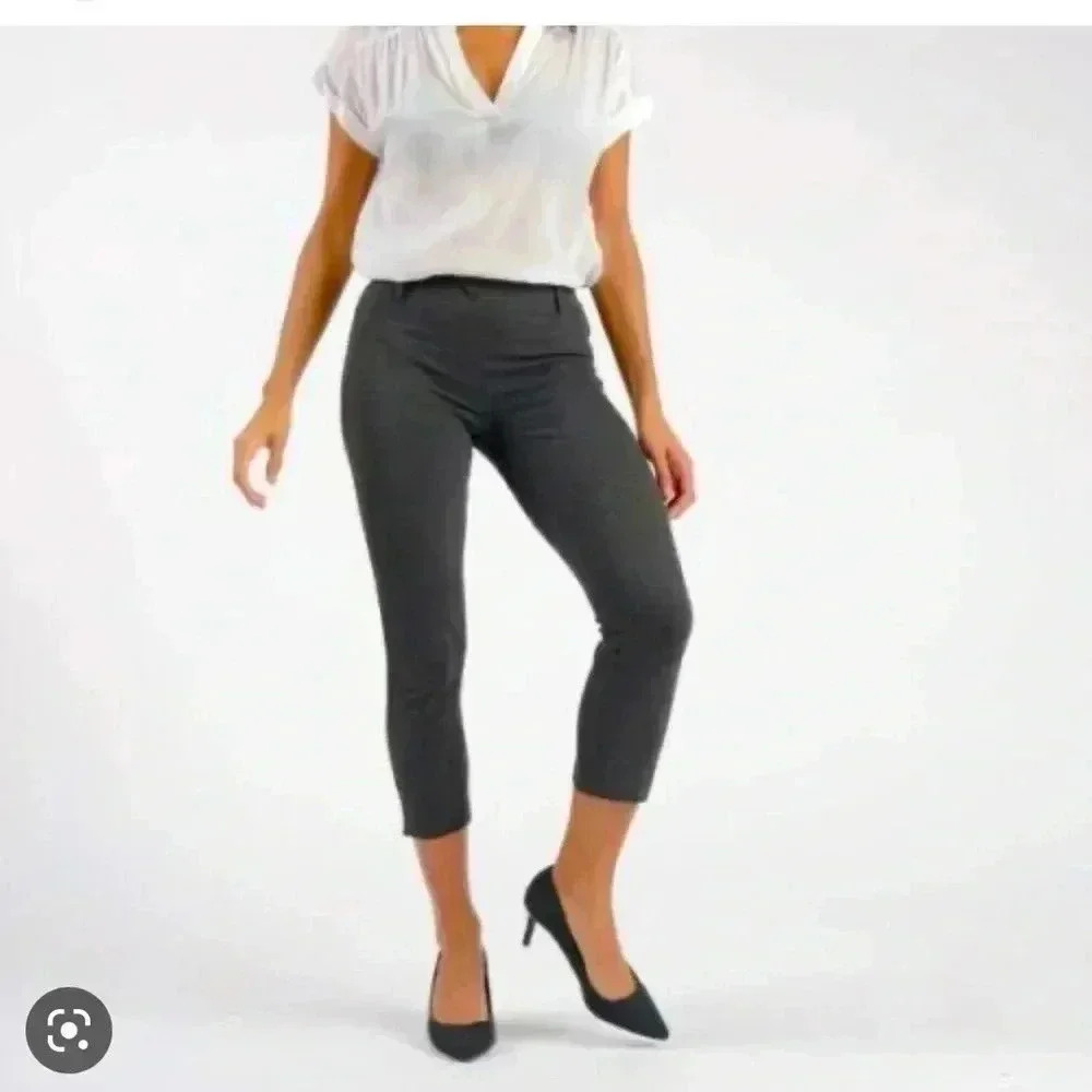 Betabrand women’s crop classic dress yoga‎ pants Sz Small